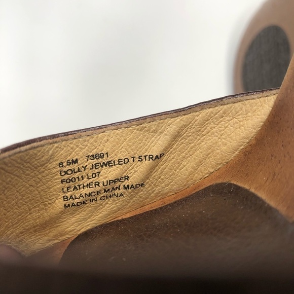 NEW Frye Dolly Leather Jewel Gem Stone T-Strap Boho Chunky Wooden Heels Shoes - Picture 11 of 16